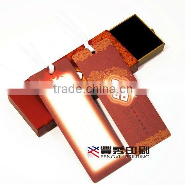 Customized Paper Bookmark in Box