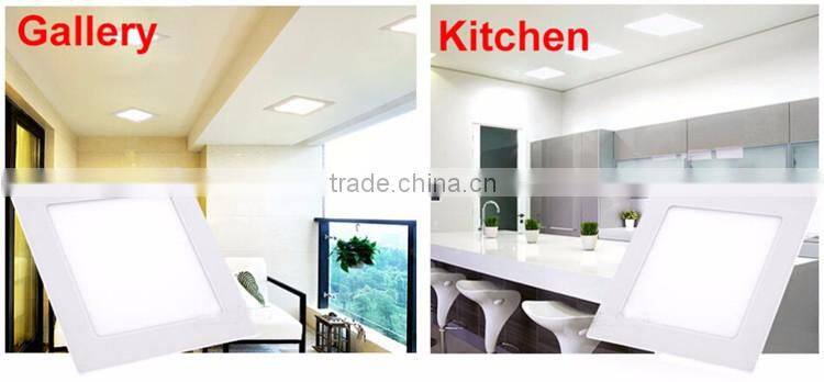 Free Shipping China SMD Slim Downlight Lamp 300x300mm Ultra Thin Ceiling Recessed Dimmable Square LED Panel Light For Office