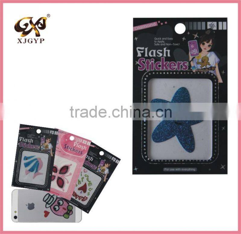 custom made glitter stickers/glitter puffy stickers/glitter letter sticker