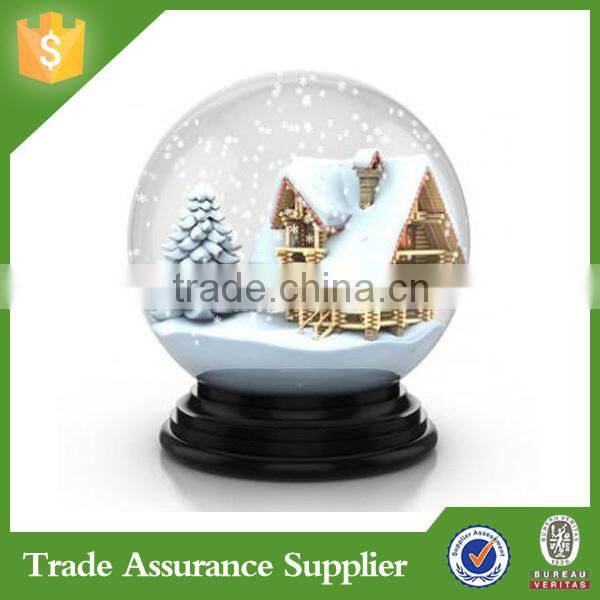 Custom christmas snow globe music snow globe