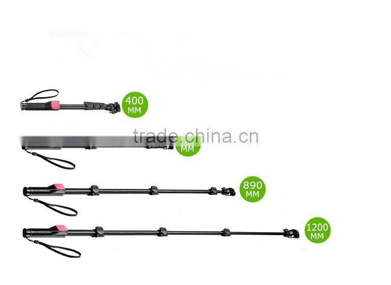 With Bluetooth Shutter button Selfie Stick Protable Bluetooth Selfie Stick