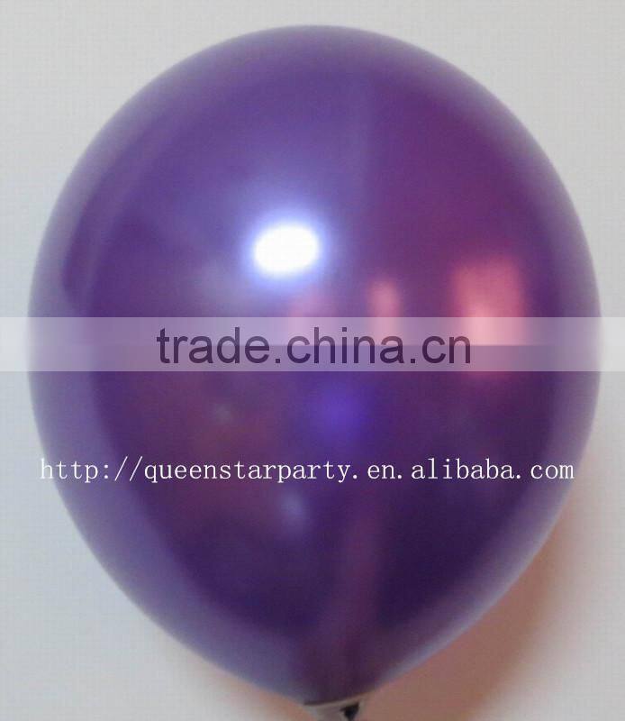 Latex balloons party balloons Metallic color Purple