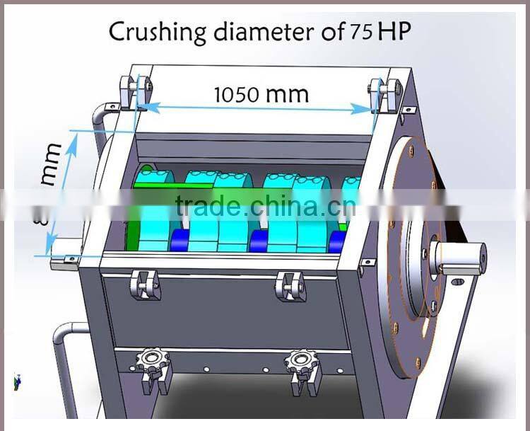 New Quality Strong Plastic Crushering PP. PE .ABS. Recycling chipper Machinery