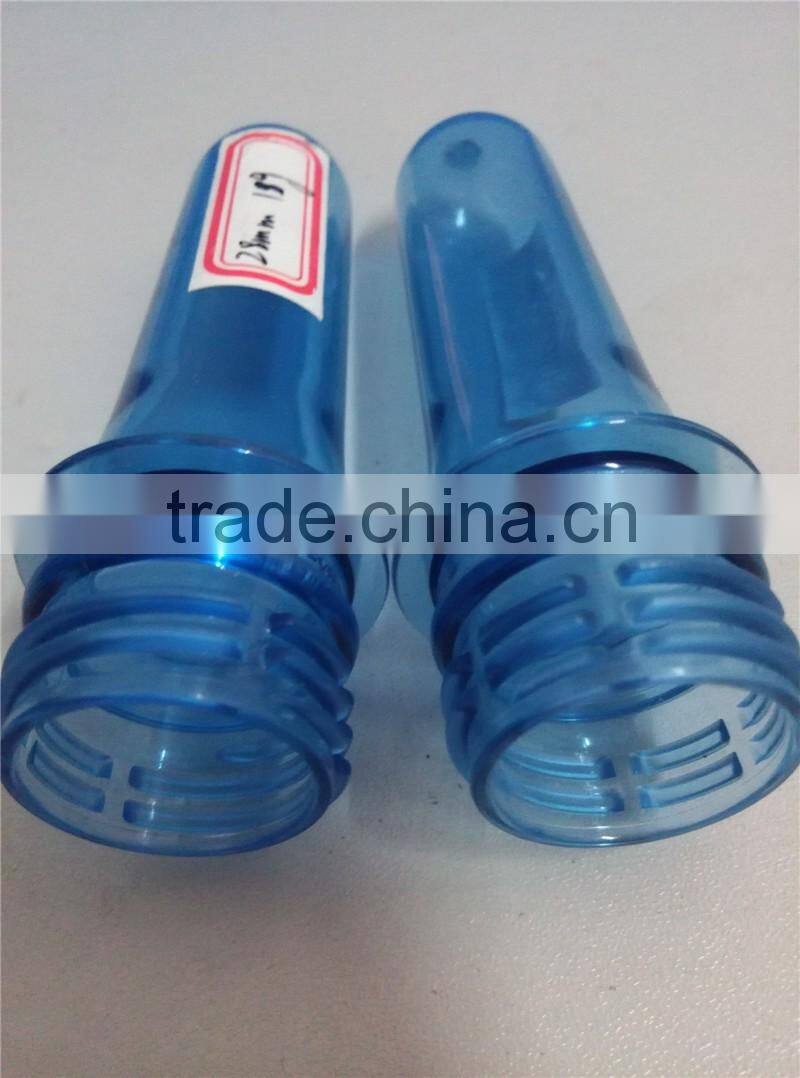 Transperant pco 1810 28mm 25g pet preform for mineral water bottle/csd/juice
