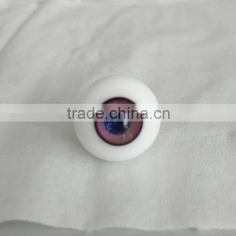 clear solid glass eye for dolls toys