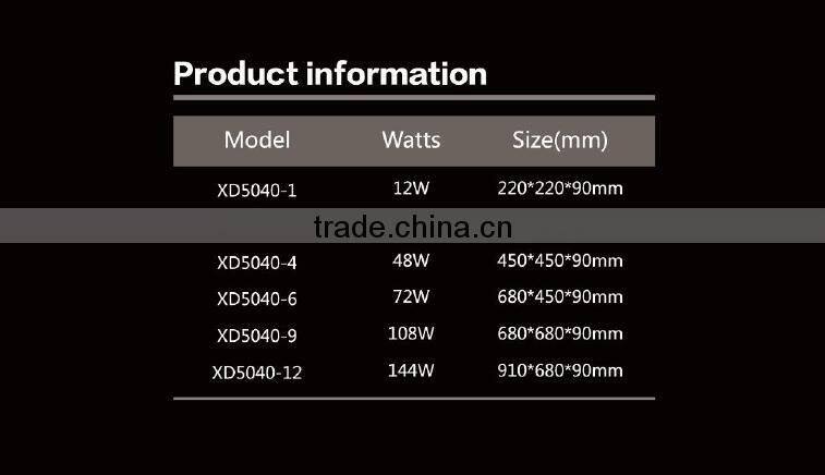 Square 9 head drop light pendant light crystal chandelier& pendant lighting crystal lamps