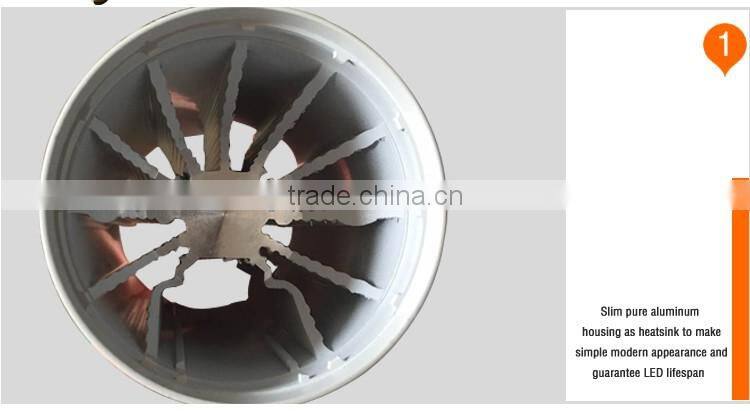 High lumen clothing store led track light housing 40w with HEP driver