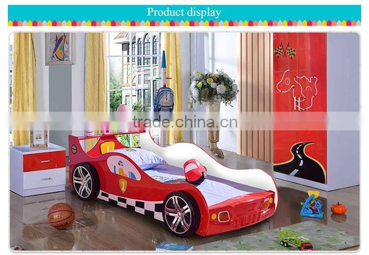 2015 Modern Design Race Car Bed Full Size Car Bed, police car bed, kids race car bed
