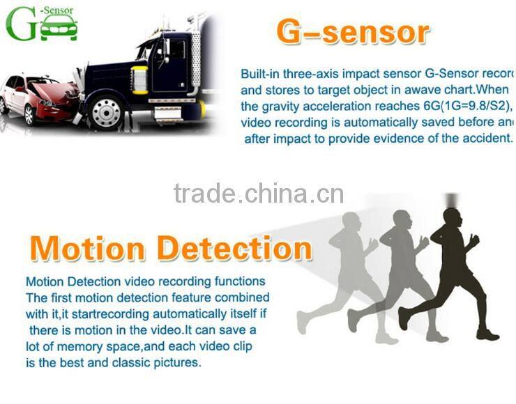 Shenzhen Ultra-thin mirror dual camera car dvr with G-sensor fuction