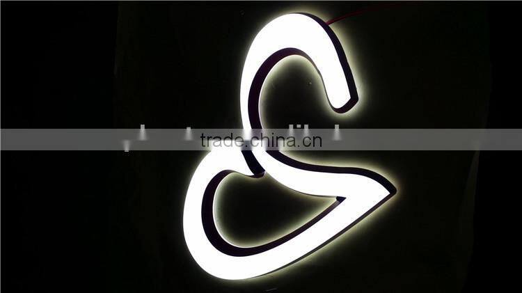 custom made business logo led sign/mini led sign for advertising