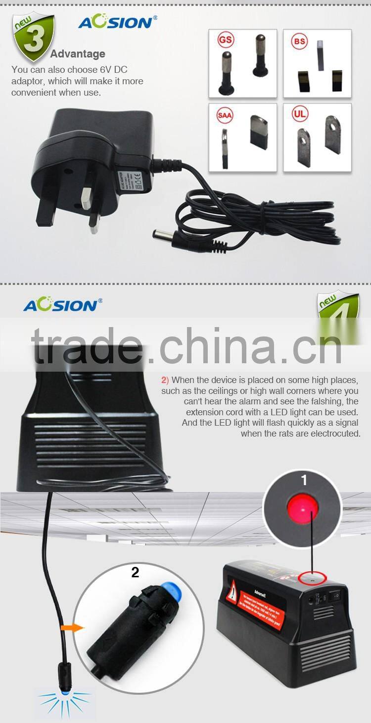 Aosion best seller no-chemical high voltage electronic rat trap