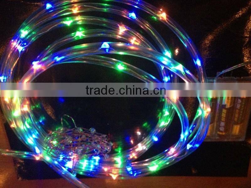 Factory wholesale waterproof transparent pvc tube string light