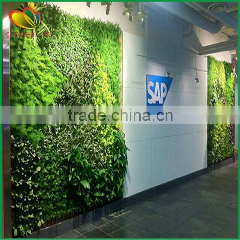 vertical green wall indoor decoration artificial green wall