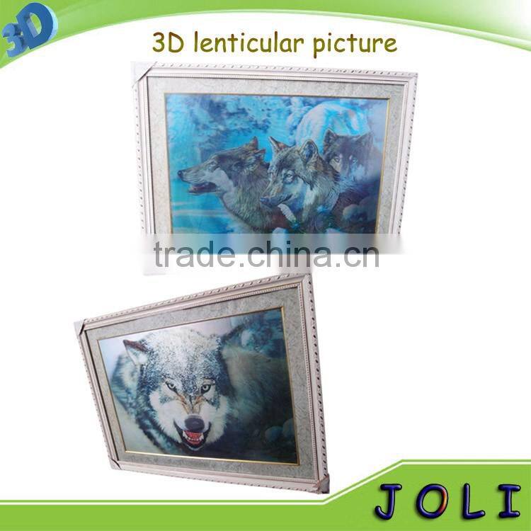 custom lenticular printing flip effect plastic 3D lenticular picture