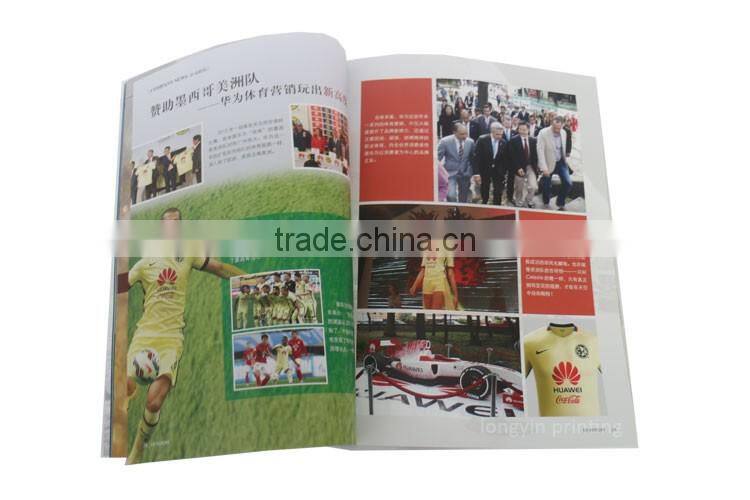 Full color printed custom cheap magazine, photo album printing
