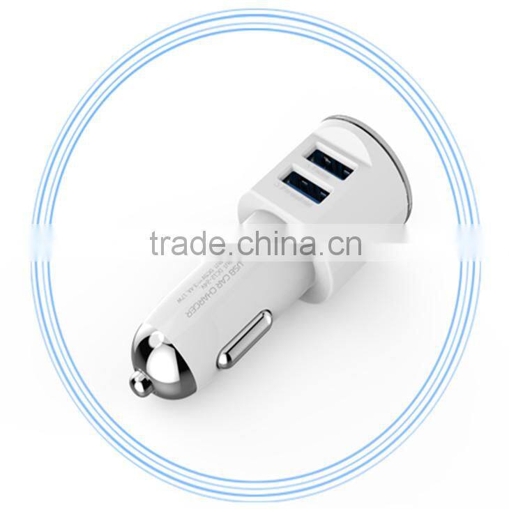 Wholesale 2016 New Highspeed 2 Port 5v 3.4A Phone Car Charger