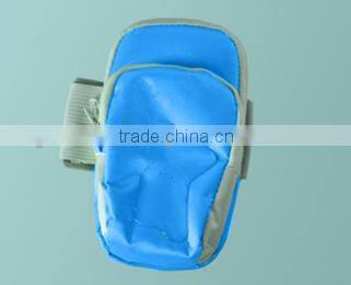 High - grade double zipper wrist pack arm of mobile phone key outdoor sports bag;Running Mobile Phone nylon sport arm bag
