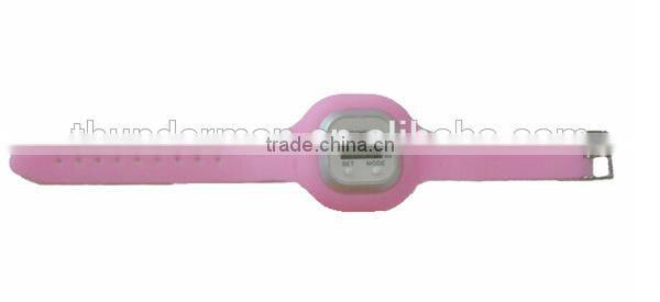 Silicone Digital Multifunction Watch style digital pedometer