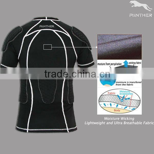Compression Padded wear Body Protection armour For American Football