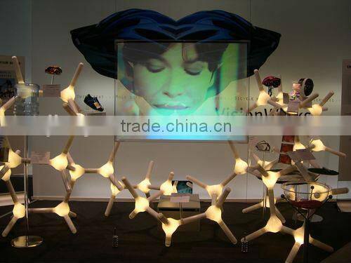 Transparent Rear Projection Screen for Advertisement