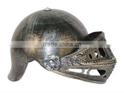 Knight helmet electroplate