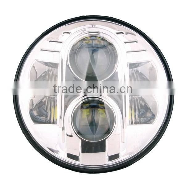 2015 Factory wholesale 7" led headlight for motorcycle and jeep