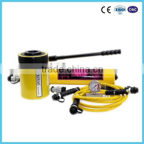CE approved 200tons double acting hollow hydraulic jacks