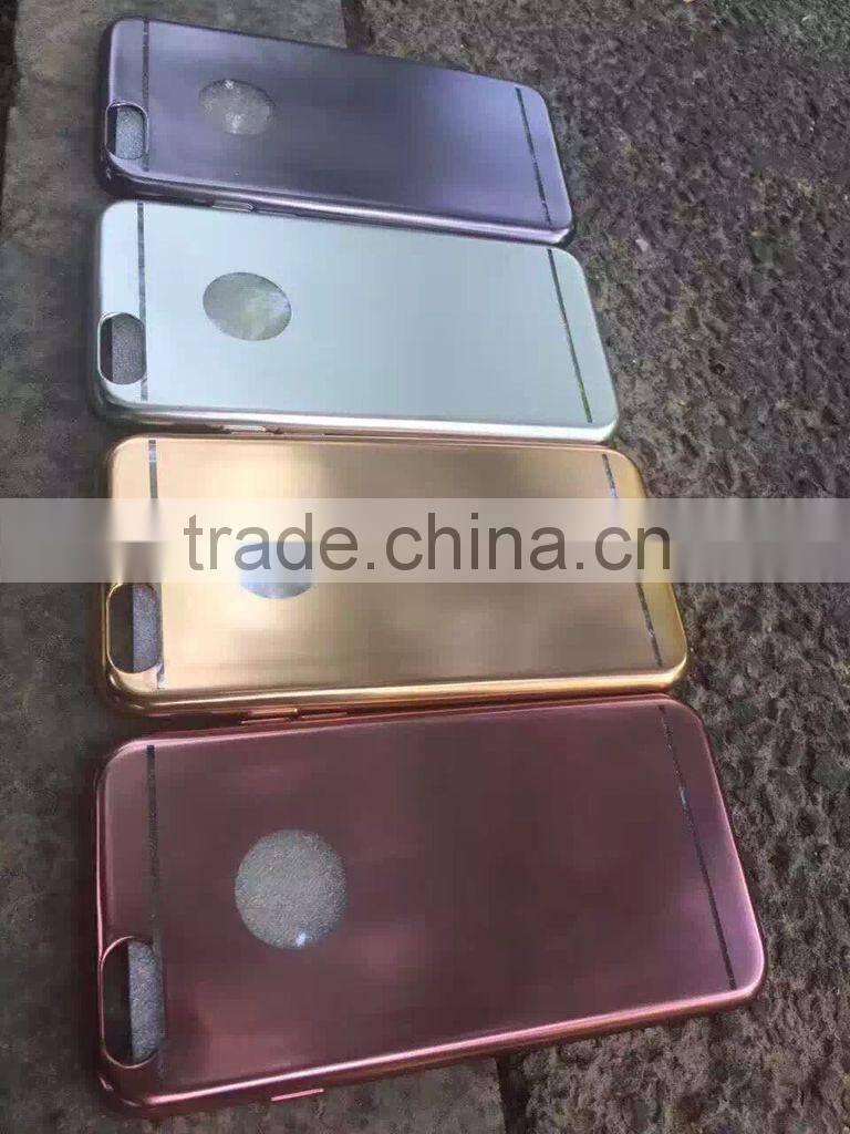 For iphone cover 7 cell cover electroplated transparent tpu case For iPhone 6