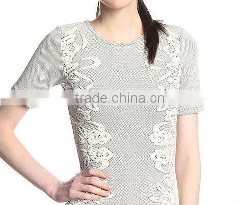 summer sexy alluring short sleeve embrioider new dress