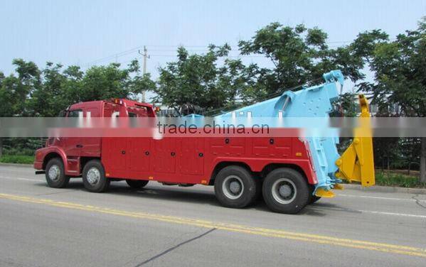 2014 New Product SINOTRUK HOWO chassis 8*4,20 ton integrated recovery vehicle tow truck for sale