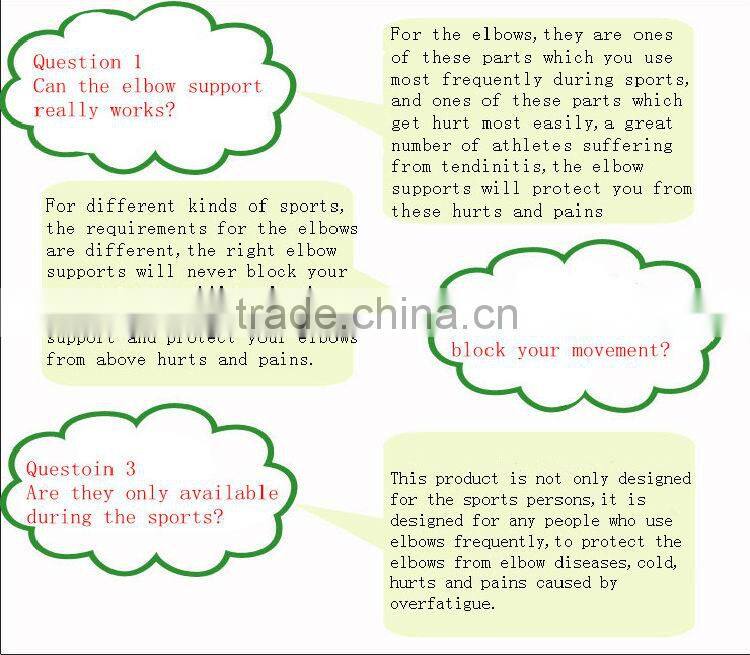 2015 Hot Sales elbow support for compression sleeve arm