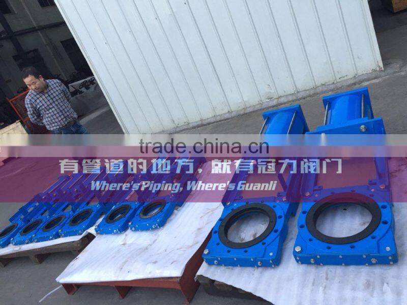 Ductile iron slurry knife gate valve