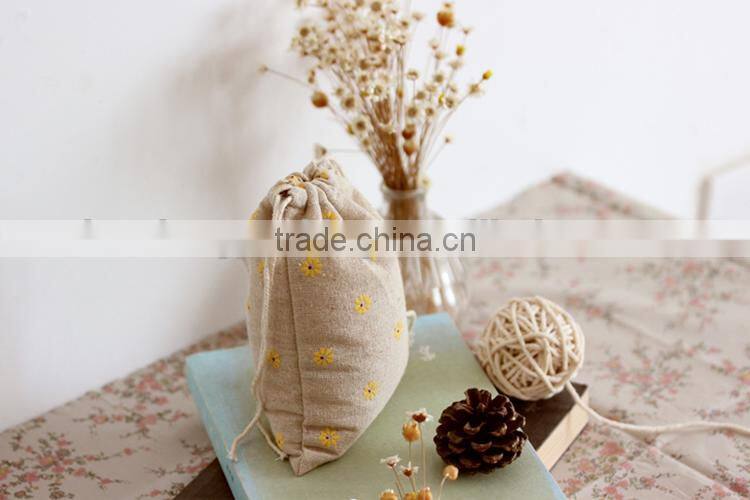 Cheap Linen Fabric Pouch,Linen Cosmetic Bags Wholesale