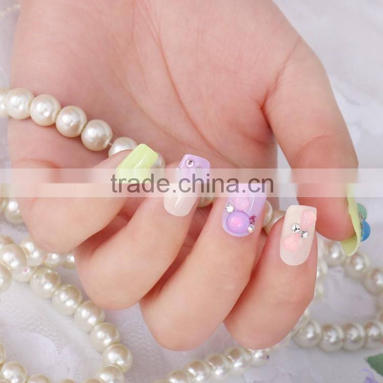 2016 new style 3d nail Fancy Opal stone, Cute cat's eye resin stone for nail, colorful nail art decoration