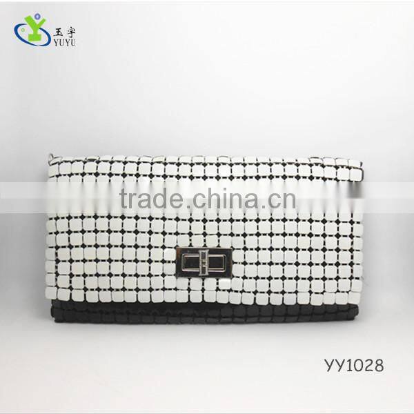 Plane aluminium material Mesh cosmetic bag