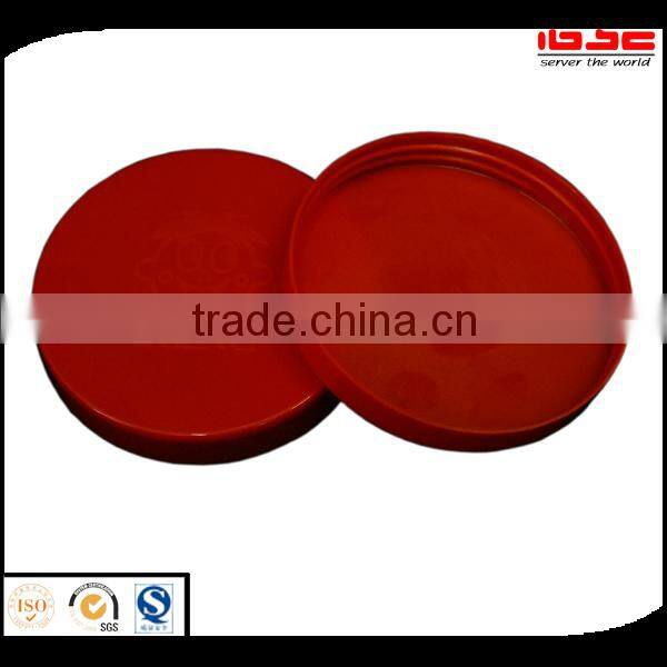 High quality PET plastic bottle red cover