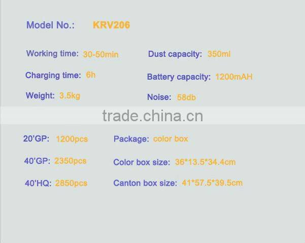 Vacuuming Robot KRV206