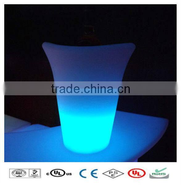 Plastic Wine Bucket led ice cooler