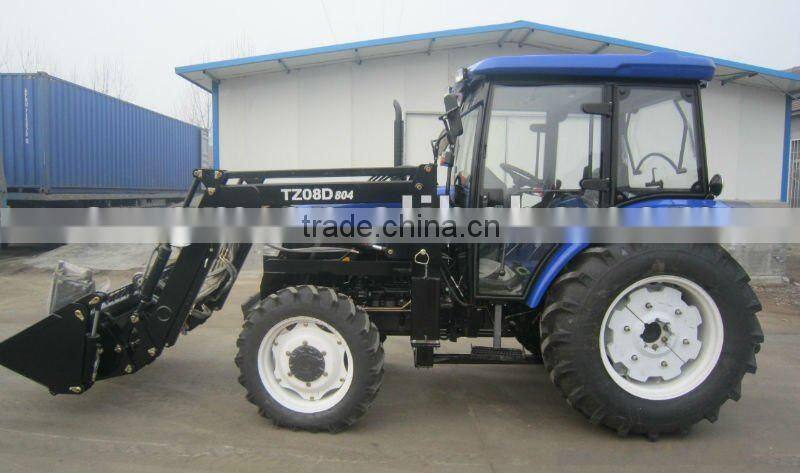 Australia hot selling TZ-8 60-80HP 4WD Farm Tractor Front end loader