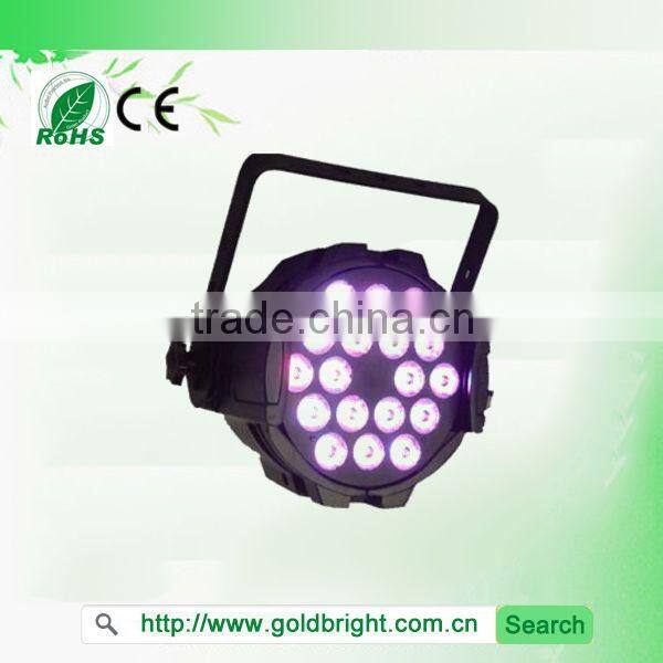 Stage wall washer 18 10w RGBW DMX 512 LED lighting par 64