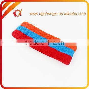 Custom fashion three-colour sports headband