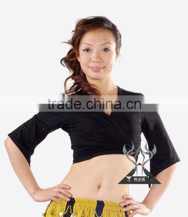 Hot Cotton Sexy Belly Dance Top, Belly Dancing Top for Practice, Belly Dance Costumes QC1378