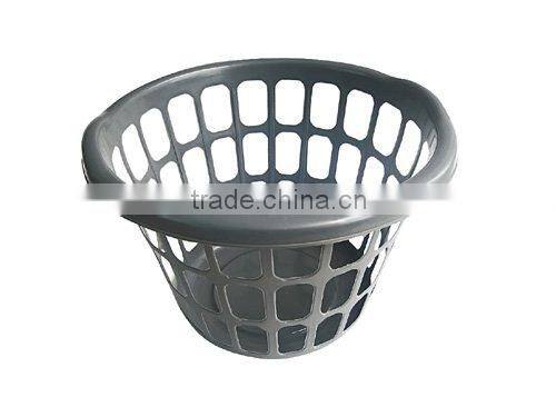 big size plastic laundry basket with holder