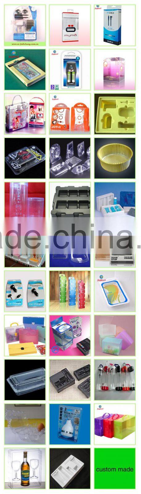 custom made printing clear plastic cylinder packaging