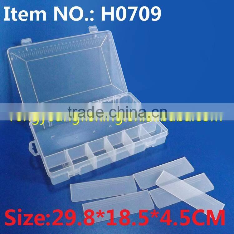 H0412 27.5*18.5*4.5Cm Multipurpose Plastic Box Fishing Tackle Box