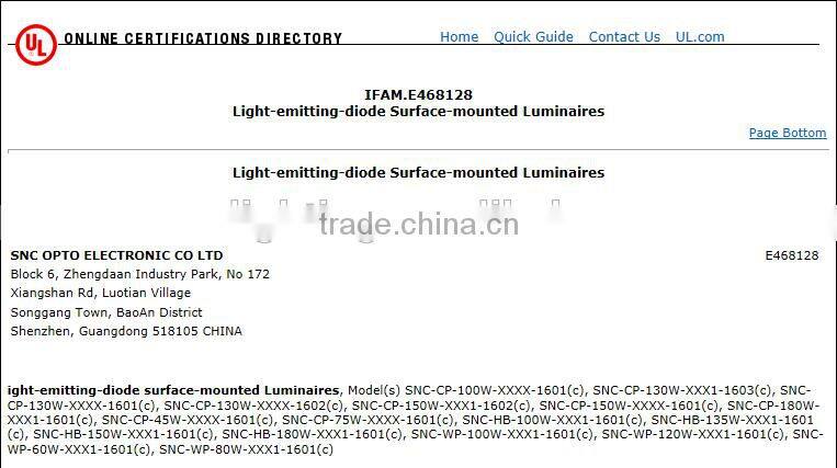 Factory direct 120w UL DLC module led wall pack with high lumen efficiency for parking lot or building