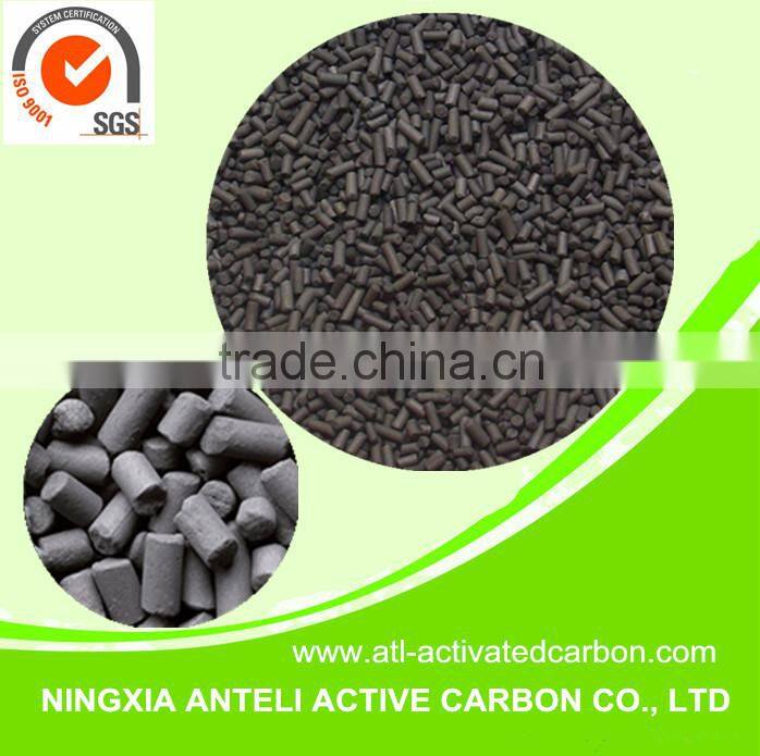 Impregnated activated carbon for H2S removal