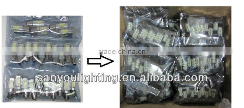 Canbus/ warning canceller/error free system 194/w5w/T10 5smd 5050 3chip led car lamp auto led bulb