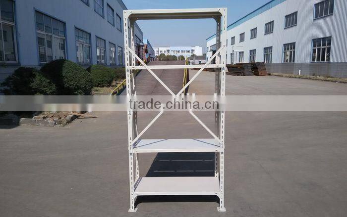 Industrial bulk storage metal light duty shelving