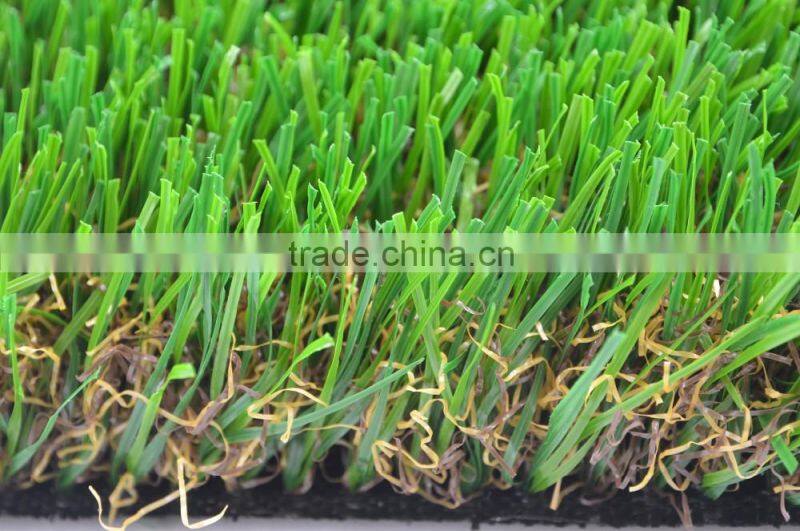 Good upright landscaping synthetic grass with stem shape
